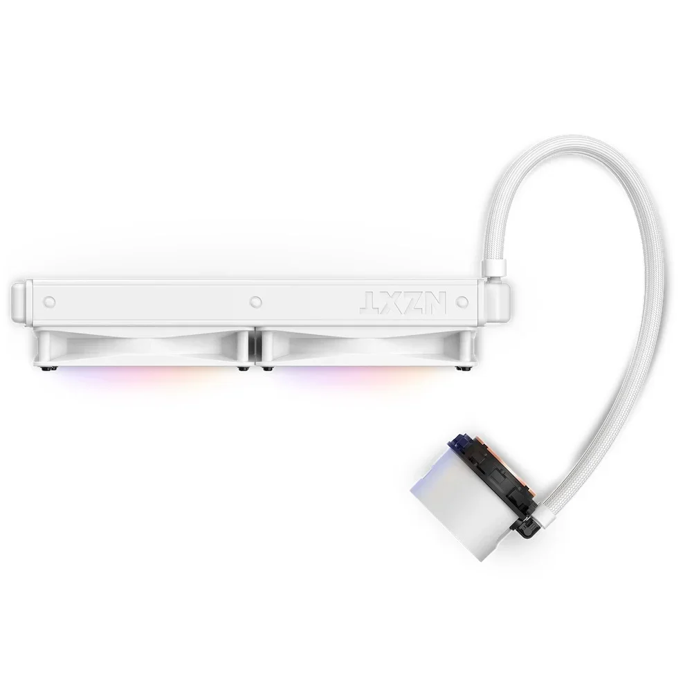 NZXT-Ventilateur à lame Kraken 240 RGB noir et blanc LCP, refroidisseur de processeur AIO ARGB liquide, refroidissement d'ordinateur de jeu, nouveau stock