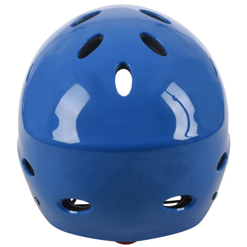 

3X Safety Protector Helmet 11 Breathing Holes For Water Sports Kayak Canoe Surf Paddleboard - Blue