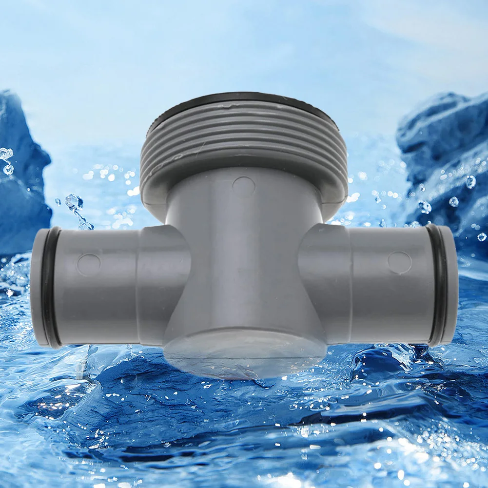 

P61408 Т-образный фильтр для бассейна, соединитель шланга насоса от 1,5 до 1,25 дюйма, Т-образный соединитель шланга фильтра для бассейна для Intex