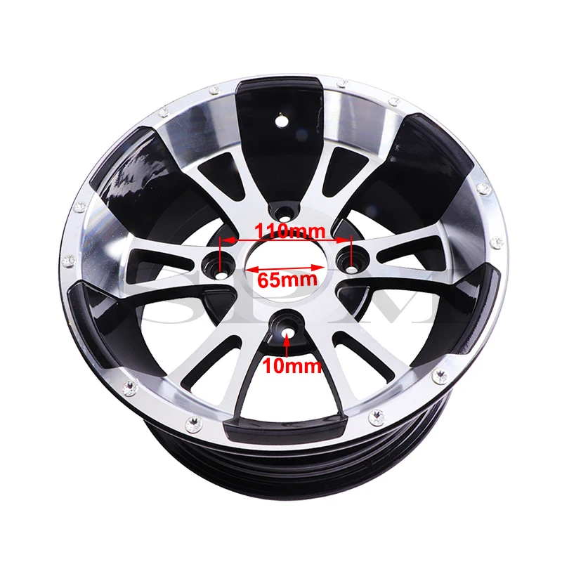 1 pcs 12 inch Wheel Rim Aluminum alloy Front /Rear hub 12x6 12x8 For DIY ATV Go kart Golf UTV Buggy Quad Dirt Bike Accessories