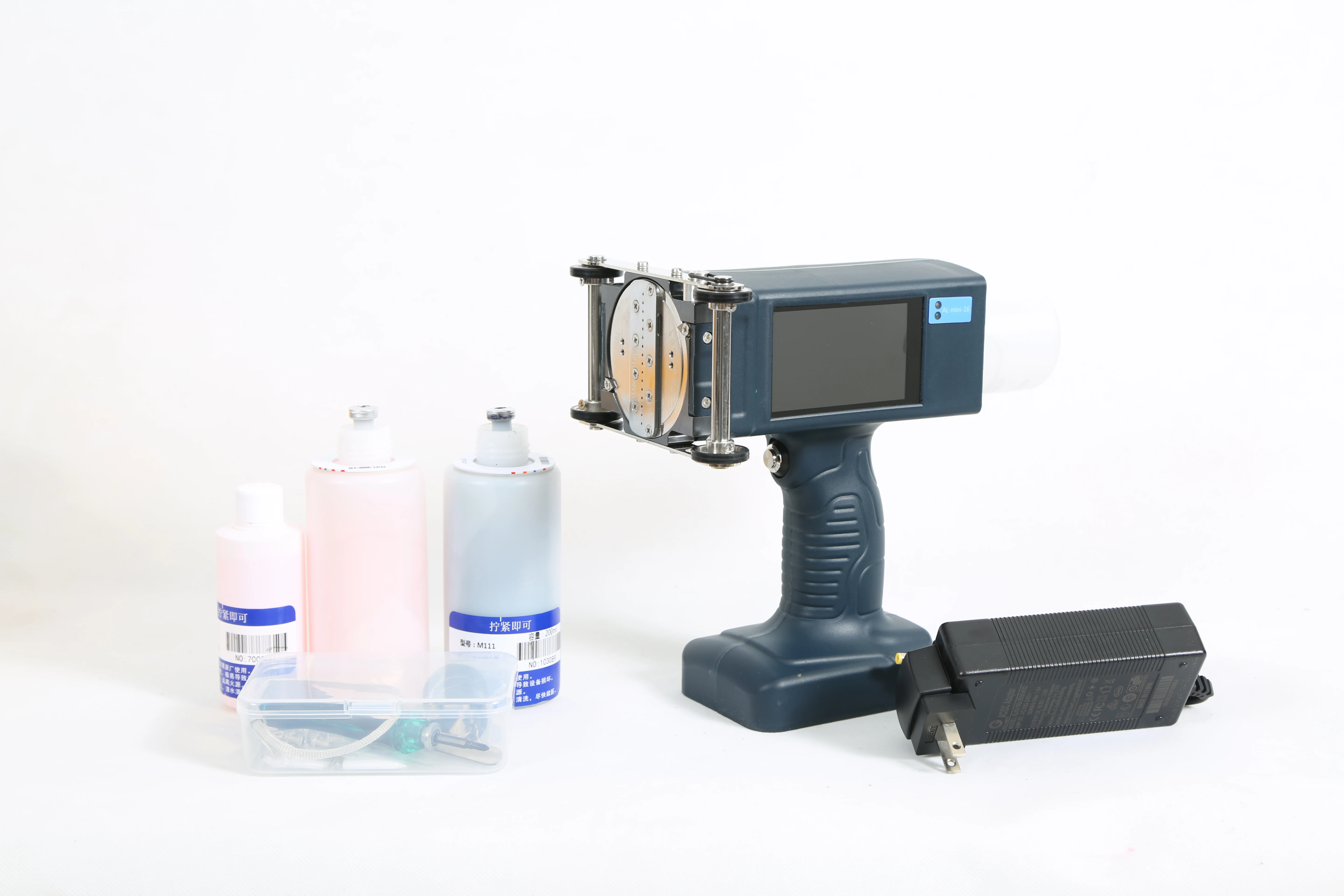 طابعة تاريخ انتهاء الصلاحية ذات التنسيق الكبير 60 مم، طابعة نافثة للحبر ذات طابع كبير مع حزام ناقل لرمز الدفعة