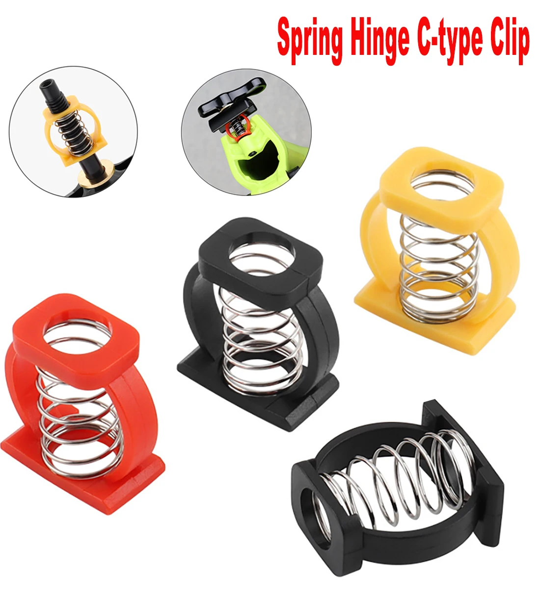 Upgrade Hinge Clamp Spring for Brompton Folding Bike C Buckle Easy Free Twist Accessories Enhanced Hinge Clamp Spring Buckle