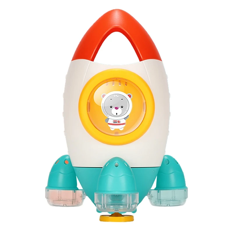 Baby Bad Spielzeug Raum Rakete Form Badewanne Spielzeug für Kleinkinder Spray Wasser Spielzeug Spaß Pool Spielzeug beste Geschenk für Baby Kinder