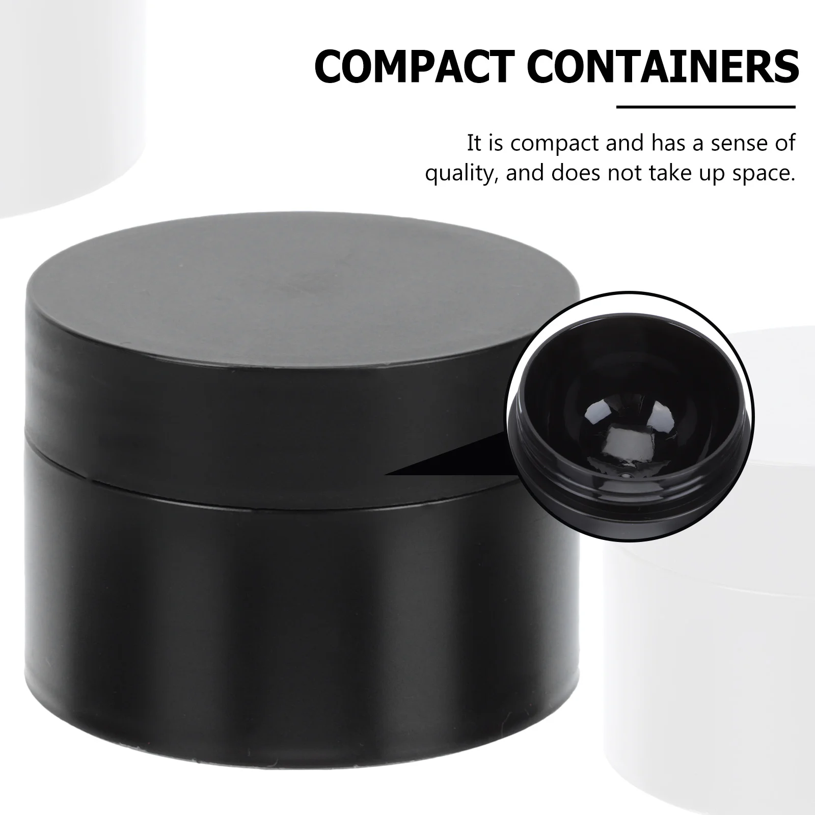 

8Pcs Portable Makeup Containers Cream Storage Jar Leakproof Bottles Travel Lotion Holder Reusable Sample Plastic Cream