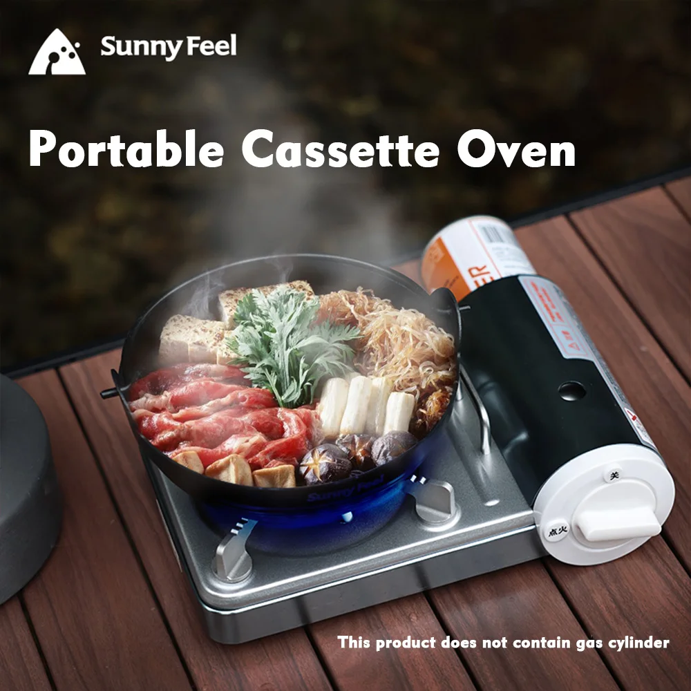 

SunnyFeel Outdoor Camping Card Stove Outdoor Convenient Gas Stove Camping Gas Stove