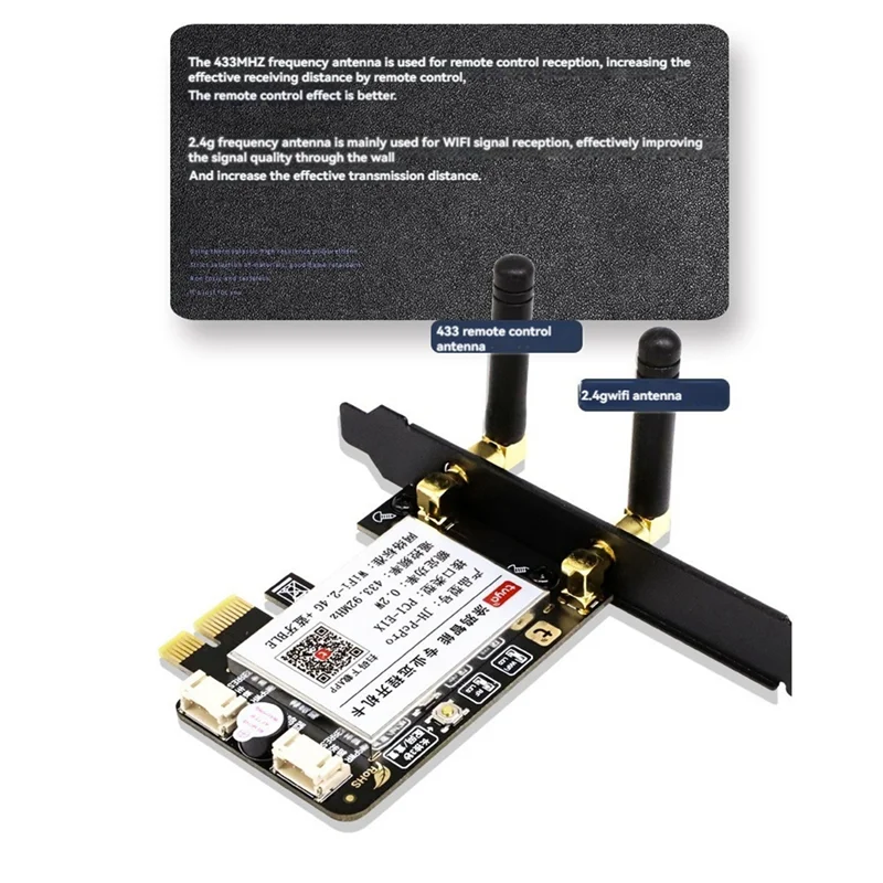 Tuya PCIE Card Computer Power Reset Switch Card RF Remote Wireless Control For Google Home/Amazon Echo