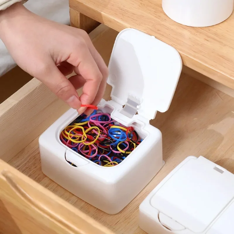 Creative Cotton Swab Organizer Small Object Classification Drawer Storage Box Pop-up Window Push-type Desktop Storage Box