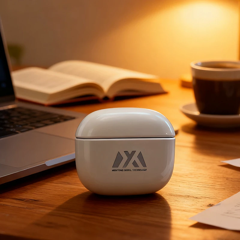 k330 MYX Bluetooth headphones with trendy design and high-fidelity sound. Metal earphone case. Shockproof and scratch-resistant.