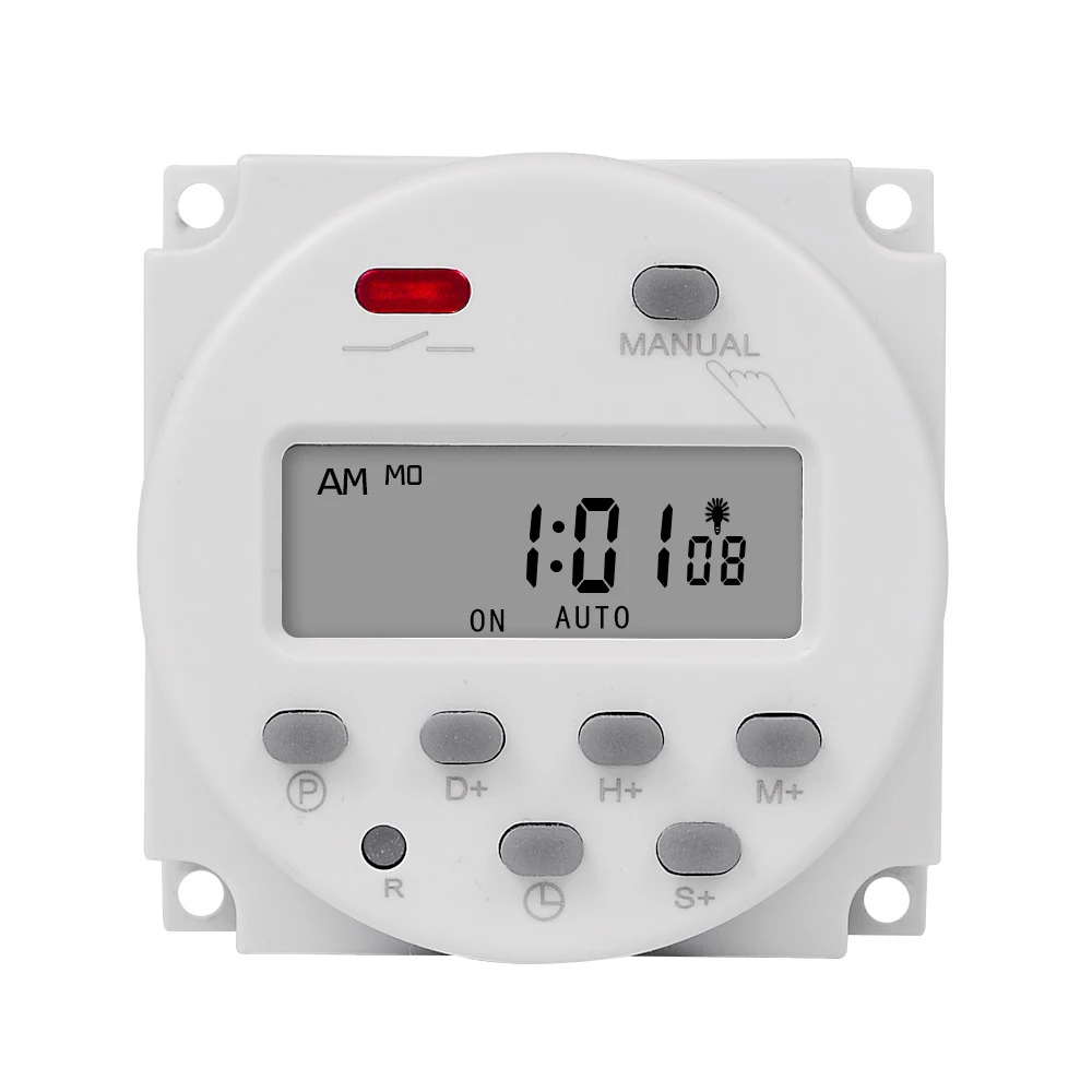 1 Second Interval Timer Switch 5V 12V 24V 110V 220V Digital LCD Timer Switch 7 Days Weekly Programmable Time Relay Programmer