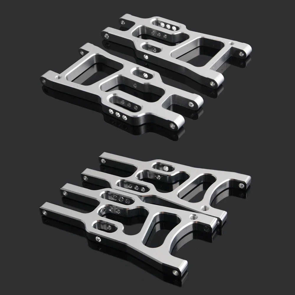 RC 106019+106021 (06011+06012) Aluminum Front & Rear Lower Suspension Arm For HSP 1:10 Off-Road Buggy