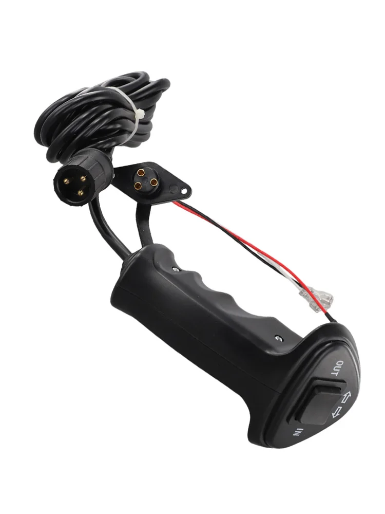 Off Road Vehicle 3Pin Electric Winch Remote Control Lightweight and Wear Resistant Controller for Easy Handling