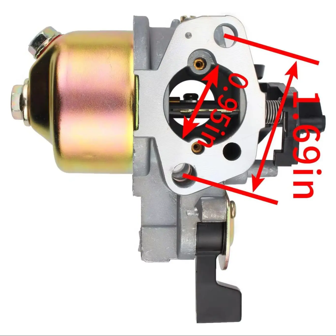 

Carburetor for Honda GXV120 GXV140 GXV160 Engine, HR194 HR195 HR214 HR215 HR216 Lawn Mower, Replaces 16100-ZE6-W01