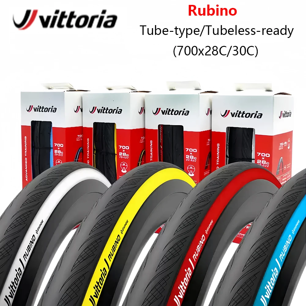 Vittoria Rubino Rennradreifen Schlauchlos 700x28C/30C Pannensicherer Faltbarer Fahrradreifen