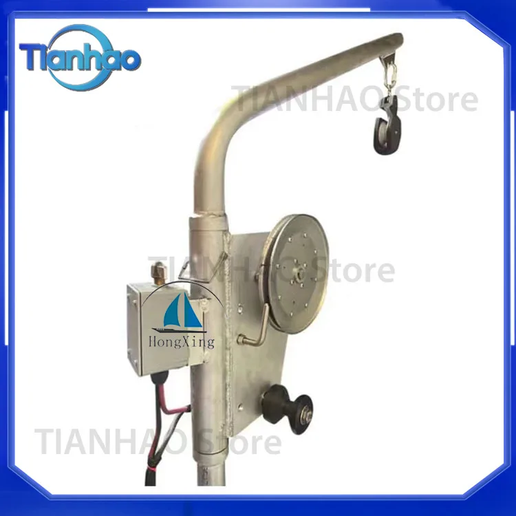 Crab Trap Lift Net Machine with Hook for Blue Swimmer Crab Lines Hydraulic or Electric Canister