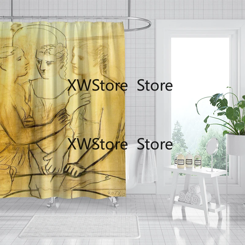 

Ditch The Boring Embrace The Unique Sketch Shower Curtain Your Exclusive Choice