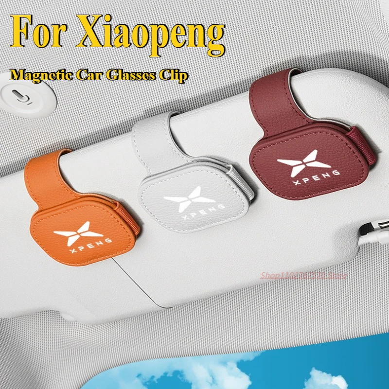 

For Xiaopeng Xpeng P7 X9 G6 P5 G3 G9 G6 Multi Functional Car Glasses Clip Ticket Sunshade Sunglasses Clip Interior Accessory
