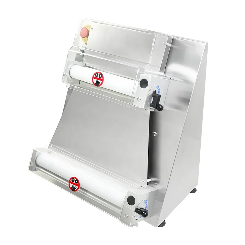 PR400 Electric Dough Sheeter Table Top  Pizza Roller Machine Roller Commercial Using Bakery Equipment