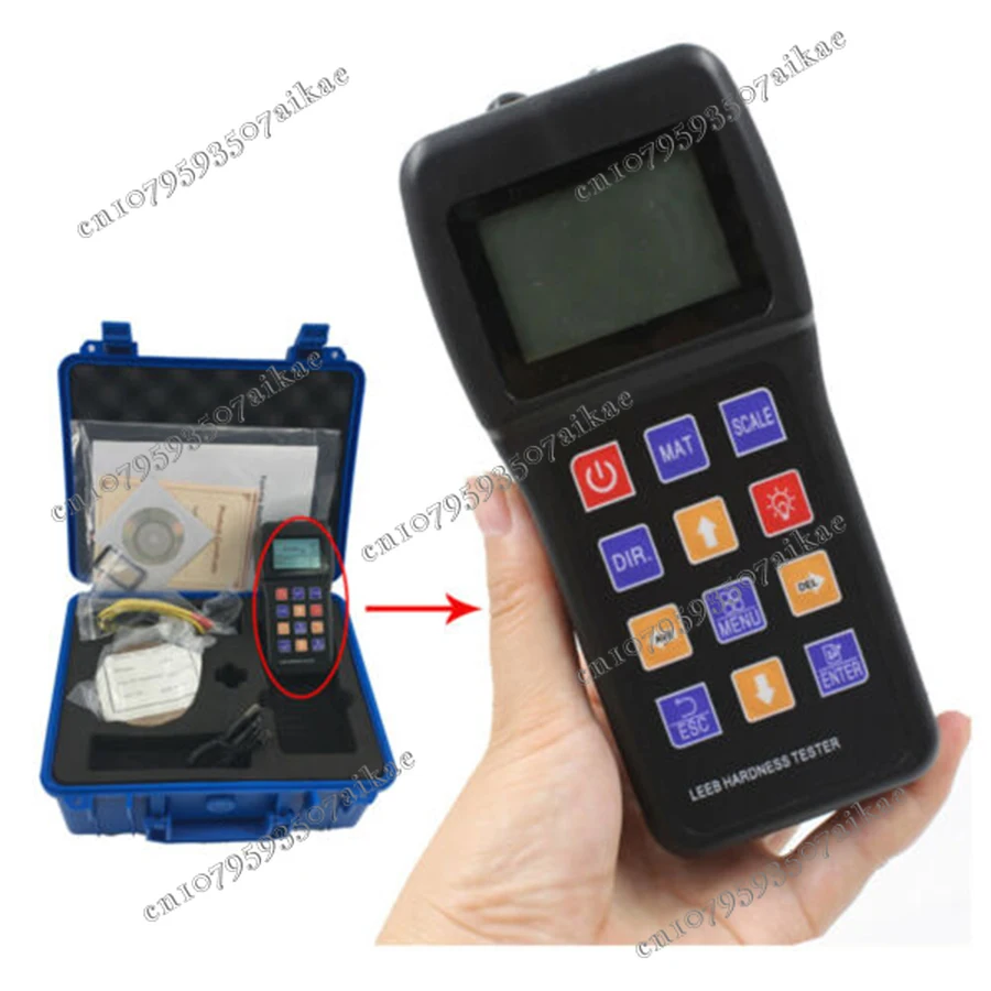 

Metal Leeb Hardness Tester Digital Durometer Hardness Testing Instrument With 170 to 960 HLD Range D Type Impact Device