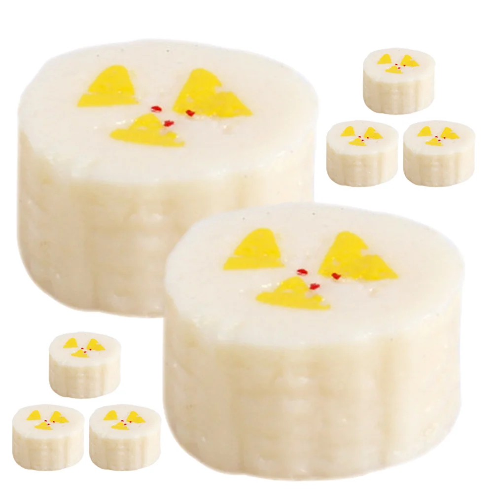 

8Pcs Artificial Banana Slices Realistic Fake Fruit Decoration Photography Props Kitchen Table Centerpiece Artificial Bananas