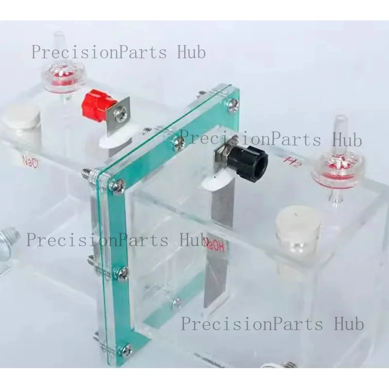 Electrolytic cell demonstrator ion exchange membrane titanium electrode electrolysis experimental equipment