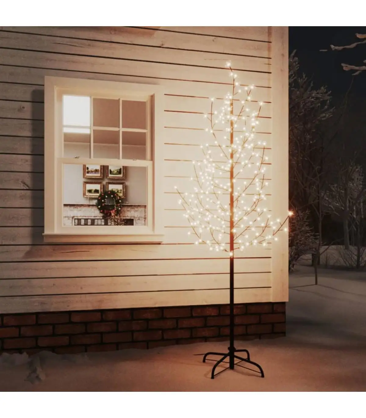 Christmas tree tree LED cherry blossom 220 LED warm white 220 cm