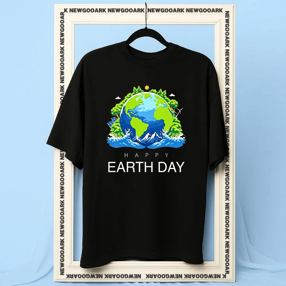 Happy Earth Day Everyday Save Planet Environmental Awareness t-shirt woman man Casual cotton printed t shirts summer tee