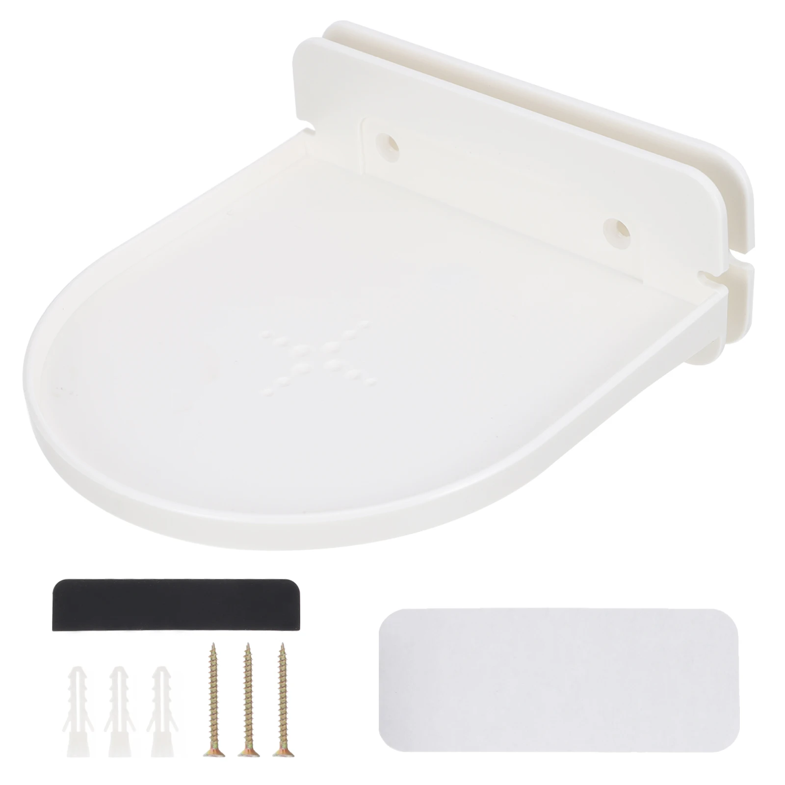 

WIFI Speaker Bracket Plastic Stand for Bedside Table Wall Mount Surround Sound Shelf Holder Storage Rack Home Decor