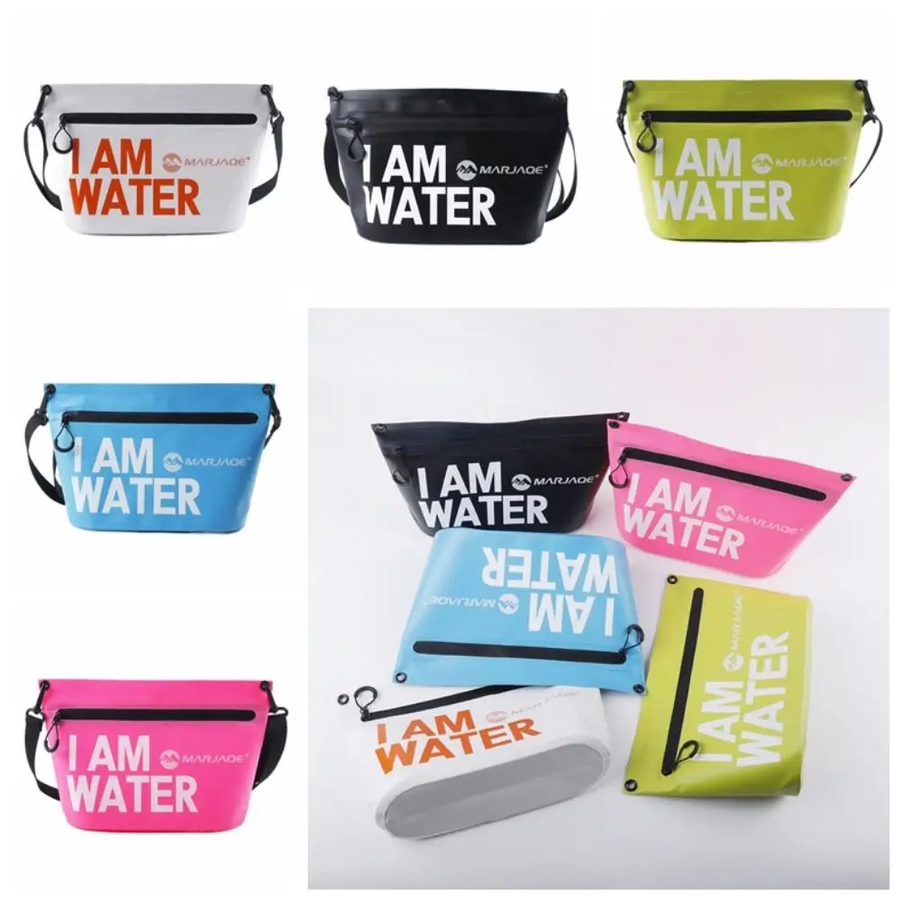 

Creative Waterproof Storage Bag Portable PVC Swimming Pouch Large Capacity Keep Gear Dry Rainproof Shoulder Bags Underwater