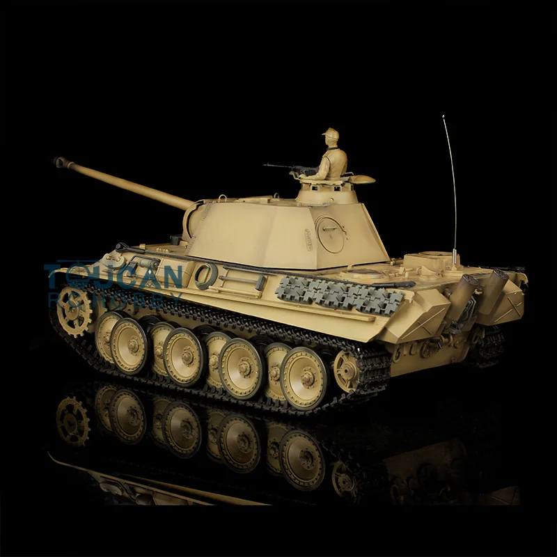 

Heng Long 1/16 Scale RTR RC Tank FPV 7.0 Panther G 3879 Metal Tracks Wheels Radio Control Panzer Vehicle Model Toys for Boys