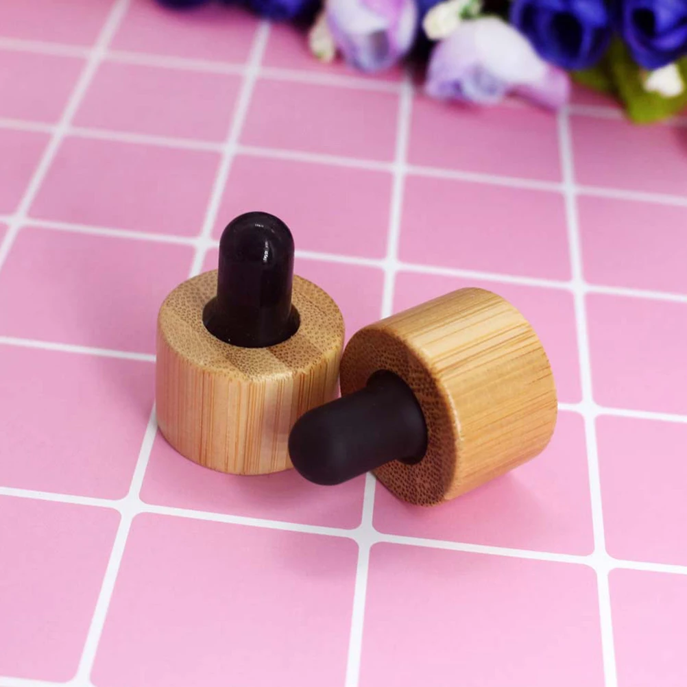 

6pcs Dropper Caps Essential Oil Bottle Covers Leak-Proof Durable Replacement Oil Dispensing Aromatherapy DIY Crafts Fragrance