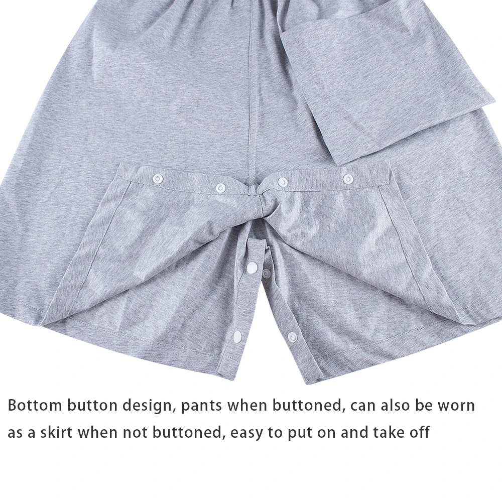1PC Cotton Adult Diaper Skirt Reusable Washable Diaper Skirt Waterproof Urine Pants Waterproof Adult Diaper Pants Multi-function