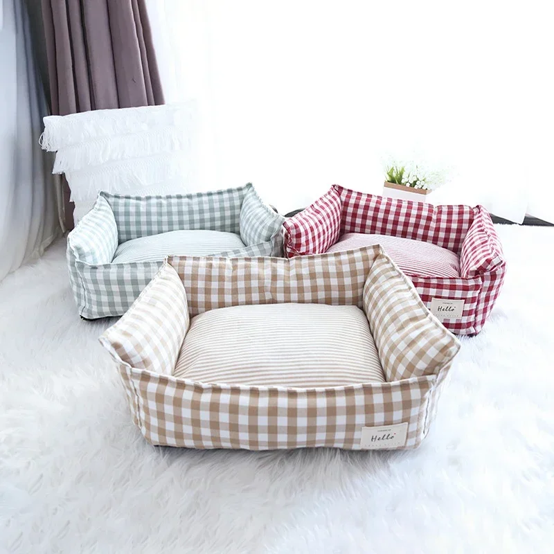 Indoor Dogs Small Medium Cat Sofa Sleeping Bed Pet Nest Cat Bed Pet Sofa Sleeping Bed Furniture Pet Supplies Accessories