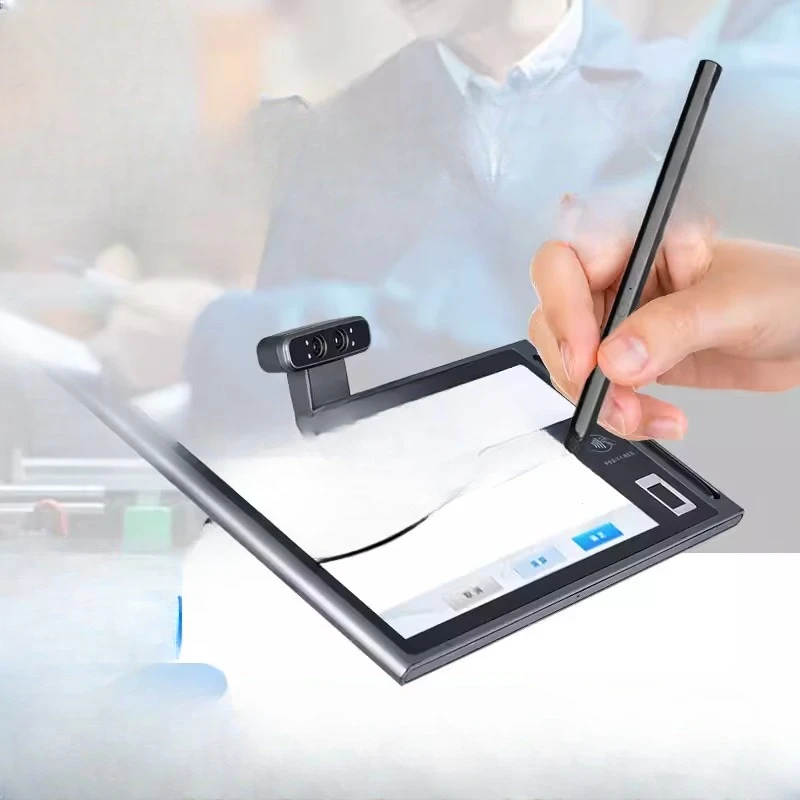 Bank public security tablet original handwriting source, signature interaction end point device