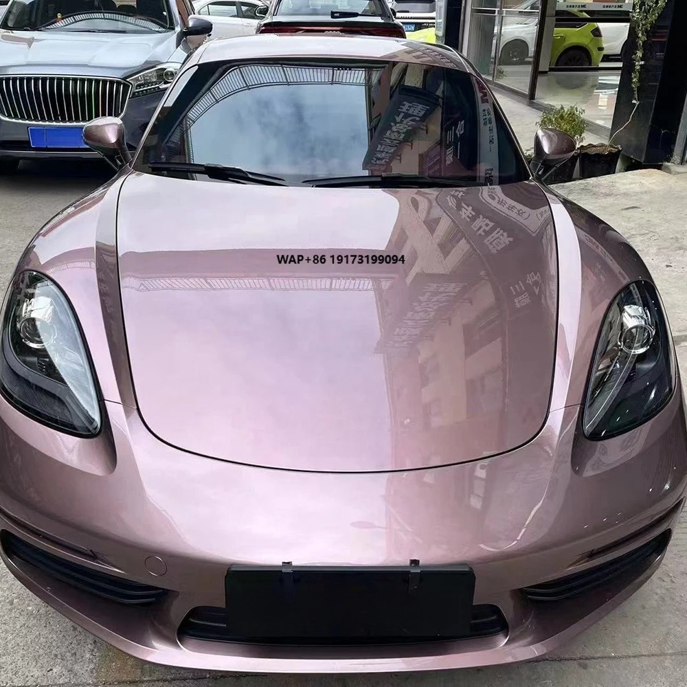 

Пленка для защиты лакокрасочного покрытия WRAPMASTER 1.52*15м, сатиновая, металлическая, глянцевая, цвета Ice Berry, из ТПУ, с защитой от пожелтения, PPF