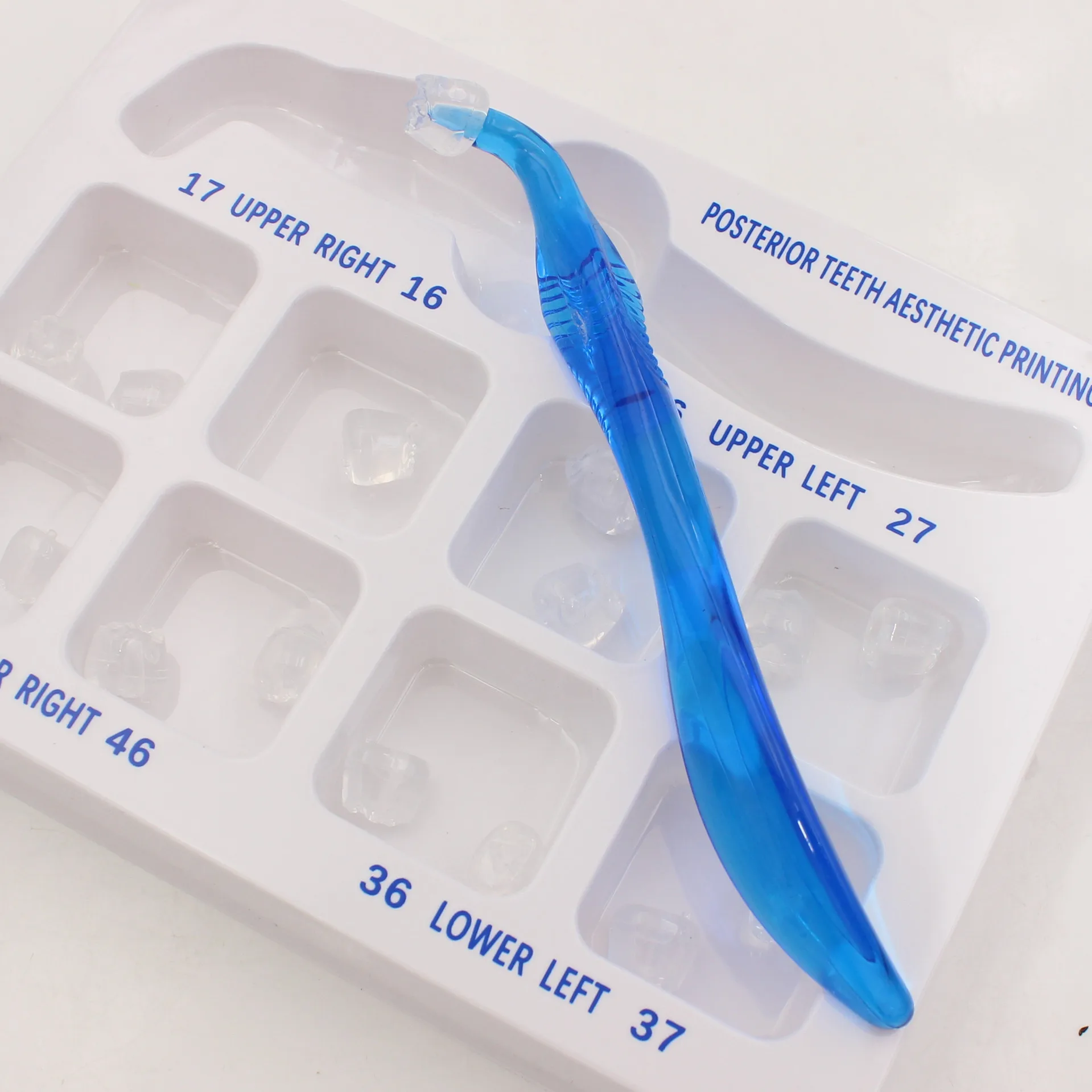 Dental Posterior Teeth Aesthetic Printing Kit For Light Cure Composite   Restoration Filling Tools