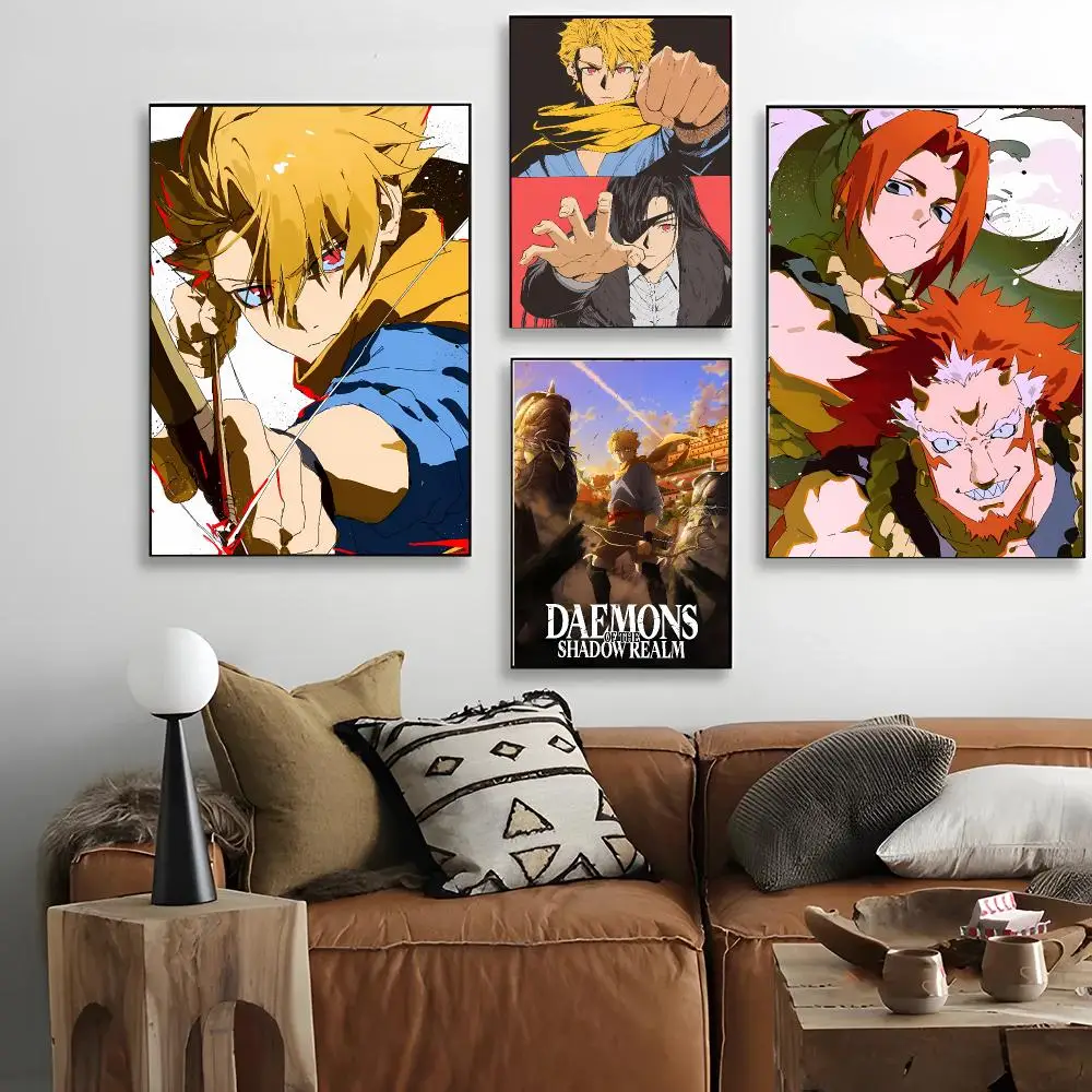 Dark Mystical D-Daemons Of The Shadow Realm Poster retro art living room decoration bar Promotional