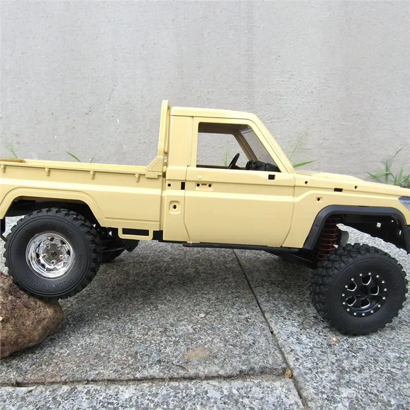 Odies-carros de controle remoto pneus rc carro rodas de metal e aro hub para 1/16 wpl rc carro rc peças atualização