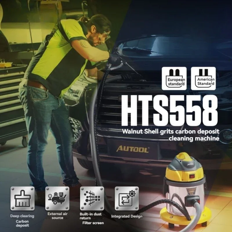 

exquisite craftsmanship Autool HTS558 Carbon Fiber Automotive Engine Carbon Deposition Cleaning Machine Carbon Removal Equipment