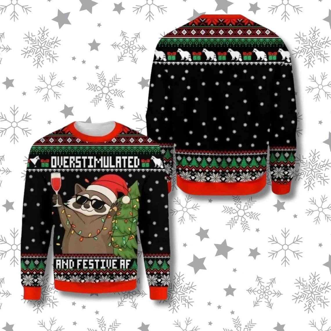 

Santa Claus Man Animals Horse 3D All Print Graphic Christmas Ugly Sweater Vintage Tops Hip Pop Beer Xmas Party Tops Dropshipping