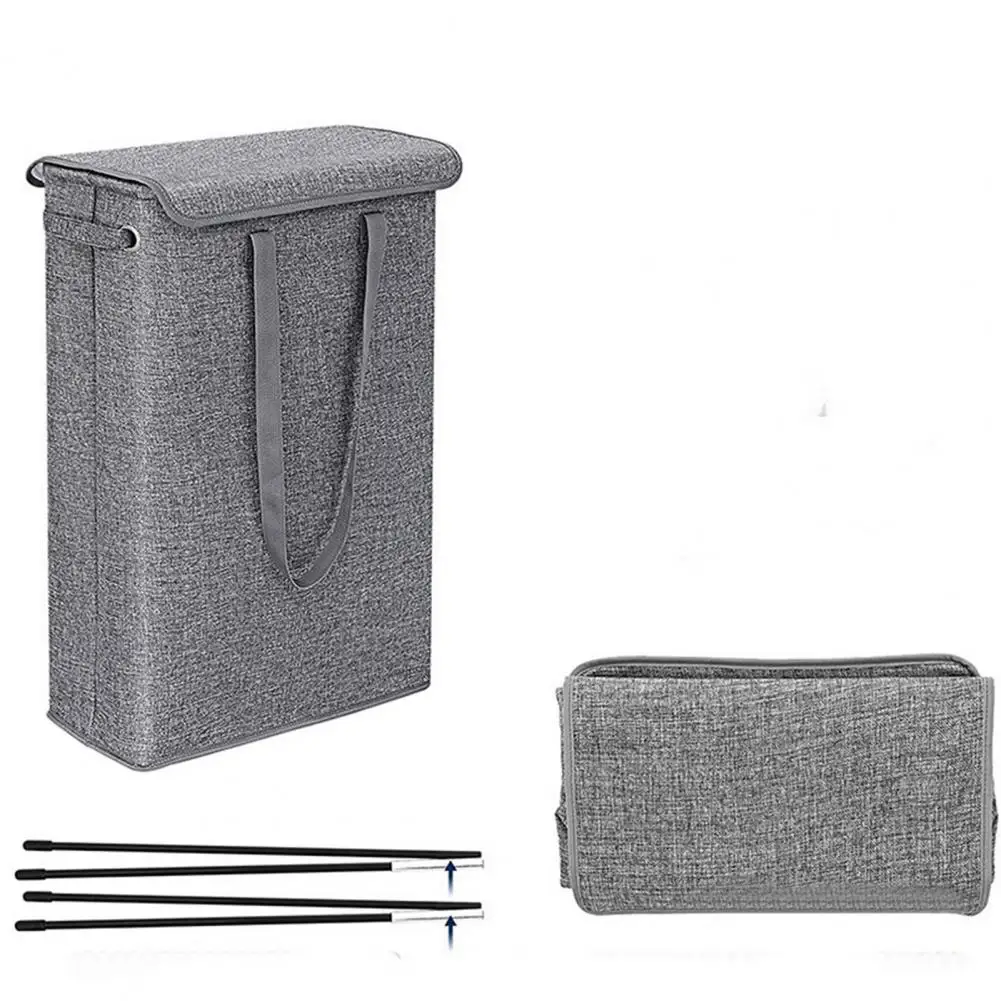 Space-saving Laundry Solution Foldable Laundry Storage Bag with Ergonomic Handle Capacity Clothes Organizer Dustproof for Home