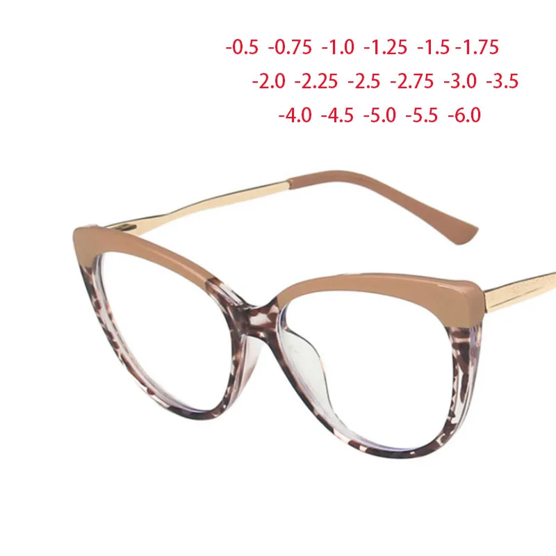 

Cat Eyes Frame Clear Lens Glasses Myopia Nerd Spectacles Degree -0.5 -1.0 -2.0 to -6.0, Fashion Hyperopia +0.5 to +6.0