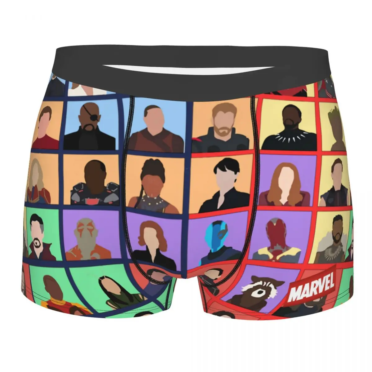 Disney Captain America Film Marvel Underpants Breathbale Panties Man Underwear Sexy Shorts Boxer Briefs