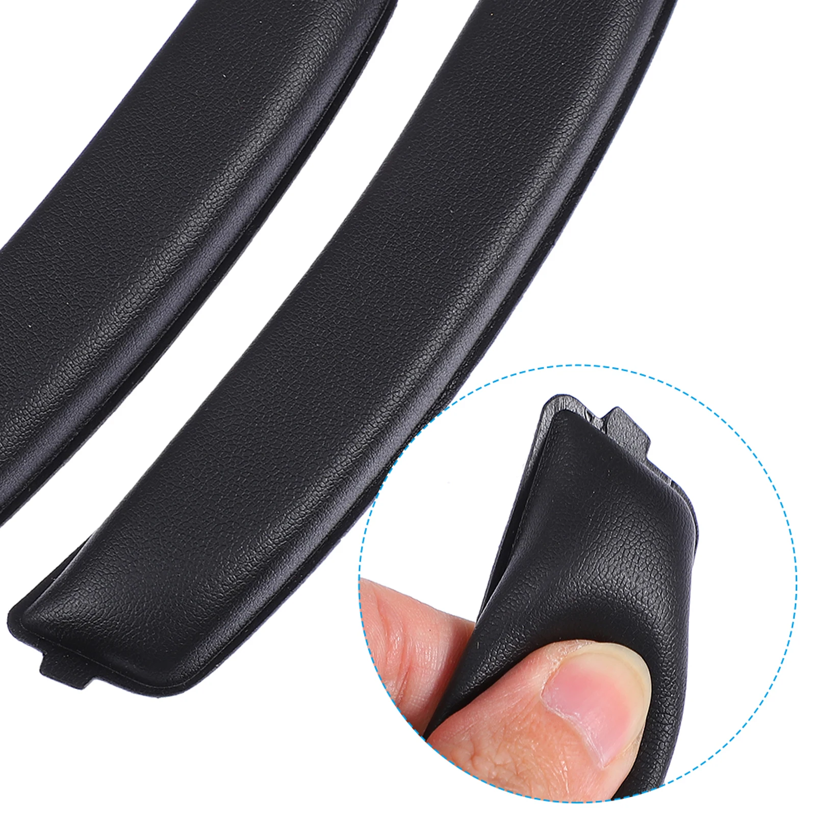 

2 Pcs Black Headb Cushion Sponge Structure Anti shock Pad for Most Headphones Practical Comfortable Replacement