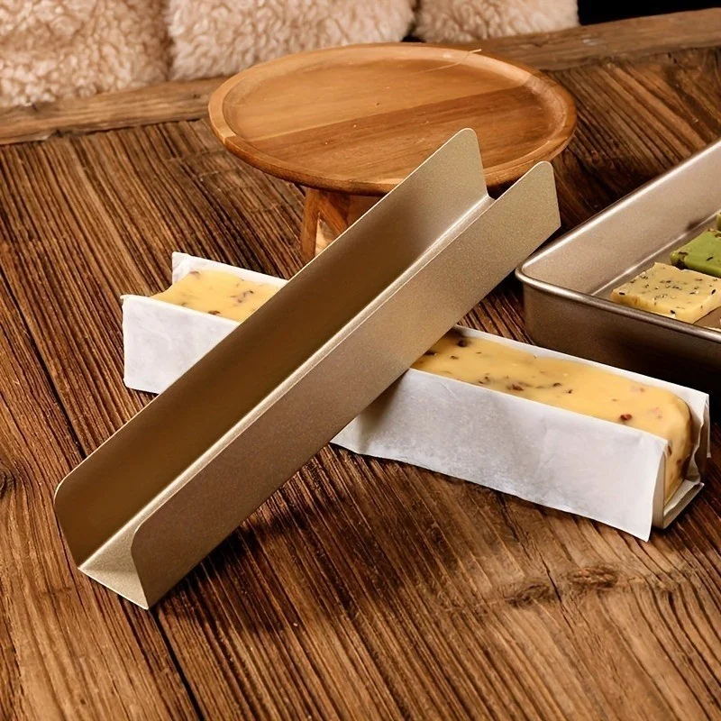 Molde para Galletas en Forma de U Antiadherente de 2 Piezas, 24.5 cm, Herramienta para Hornear de Acero al Carbono para Galletas, Brownies y Pasteles Caseros