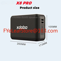 With Wireless Mic Home Theater Sound System X8 Pro Xdobo Sinoband Waterproof 120W Big Output Power Speaker Portable
