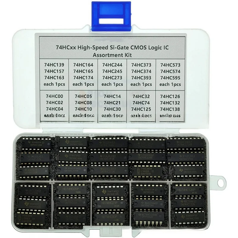 סדרת 74HCxx של מעגלי לוגיקה CMOS מסוג Si-Gate במהירות גבוהה, מבחר של 30 סוגים לפרויקטים אלקטרוניים