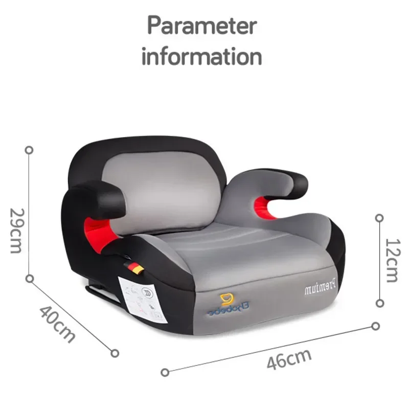 Kids Car Booster Seat, Safety Cushion for Children Aged 3+, Portable Height Enhancer, Travel-Friendly Booster Chair for Vehicles