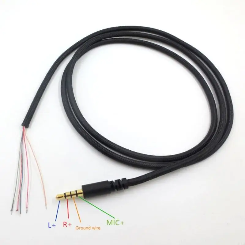 1.5m Headsets Cable with Reliability Performances for Gamers Repairing Part