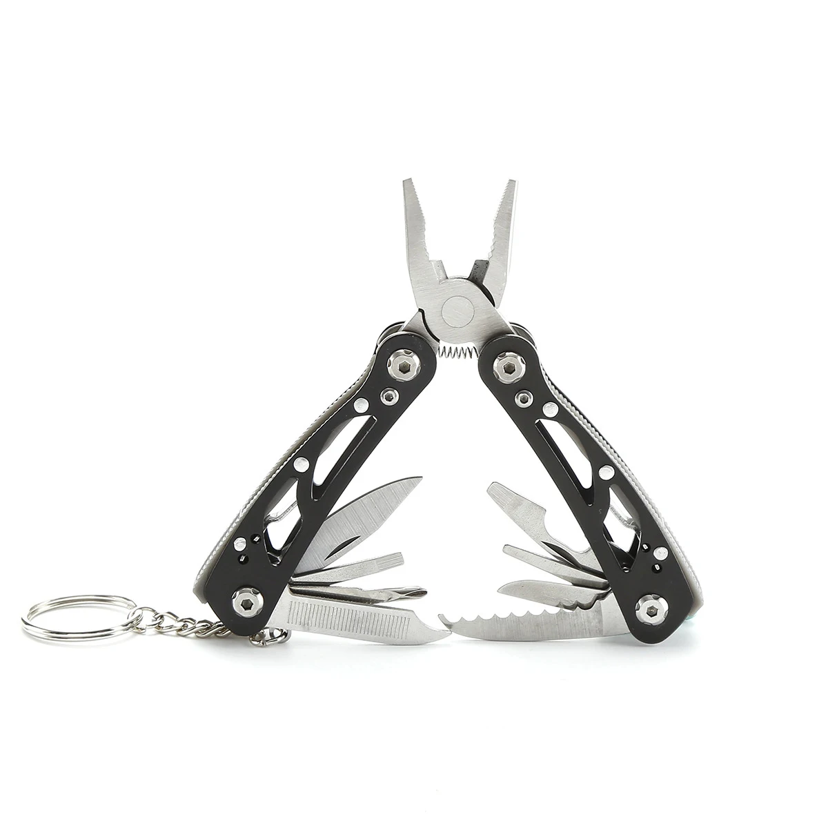 Multifunctional Pliers Outdoor Home Compact Portable Emergency Folding Knife Pliers Wrench Tool Car Portable Pliers Tool 1PC