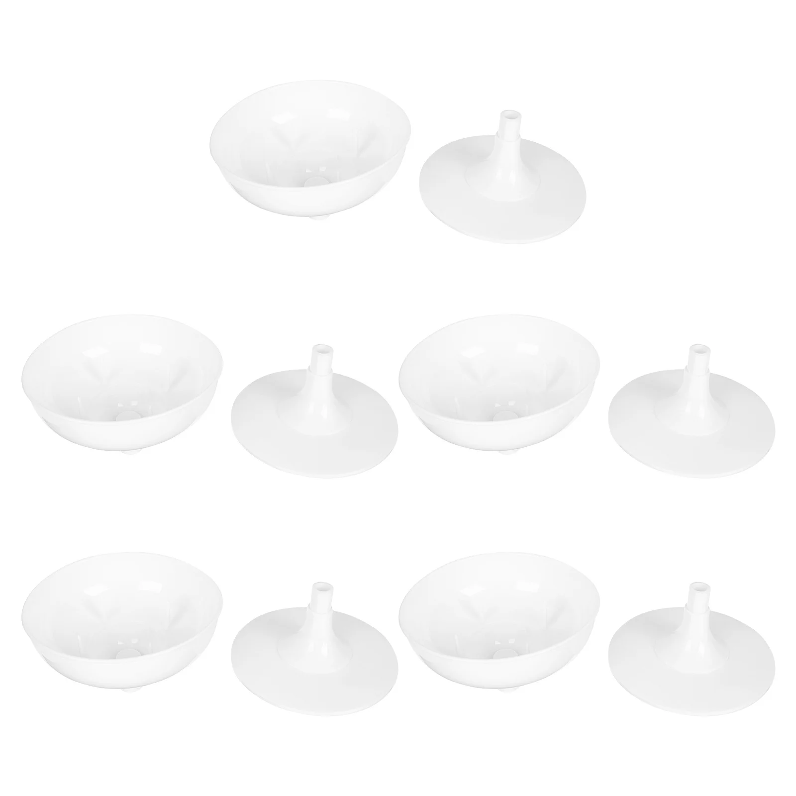 

5Pcs Plastic Flower Arranging Vase Creative Desktop Floral Arrangement Container Home Office Decor Flower Holder